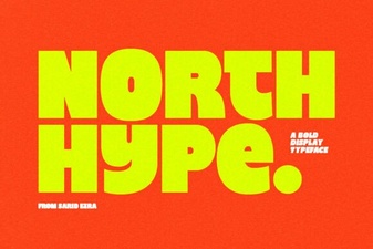 North Hype Font - Free Display Font Download
