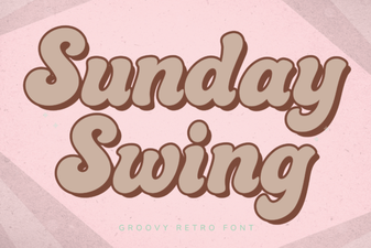 Sunday Swing Font: Stylish Design for Creative Projects