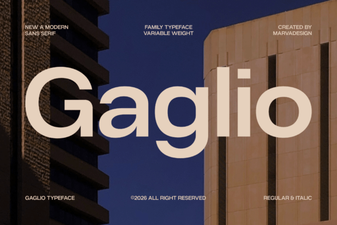 Gaglio Font: Elegant Typography for Modern Design Projects