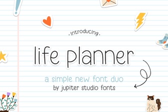 Life Planner Duo Font – Elegant Pairing for Creative Designs