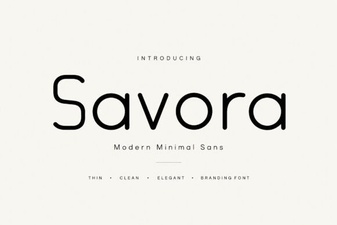 Savora Font: a Stylish Choice for Creative Designers