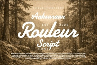 Aaksaraan Rouleur: Designing with a Cyclist's Font