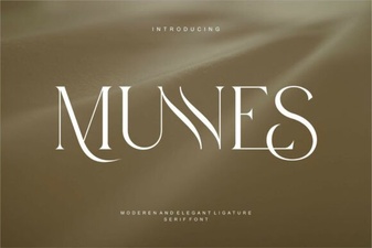 Munnes Font: a Creative Typeface for Modern Designers