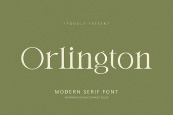 Orlington Font: a Stylish Typeface for Creative Design