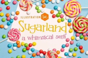 Sugarland Family Font: Sweet Charm for Creative Designs